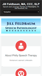 Mobile Screenshot of phillyspeechtherapy.com